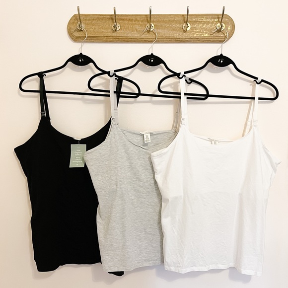 NWT H&M Mama 3-pack nursing tank tops, size XXL - Picture 2 of 8